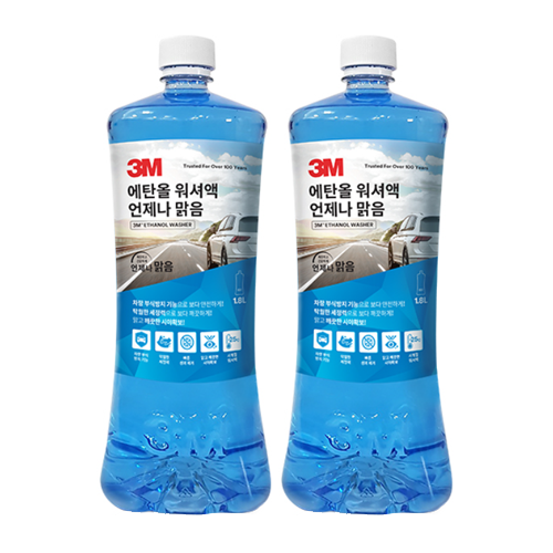 3M)에탄올워셔액기획 1.8L 2입